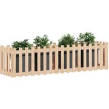  Povišena vrtna gredica 200x30x30 cm od masivne borovine | shoptok.hr