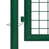  Mrežasta vrtna vrata zelena 500x125 cm pocinčani čelik | shoptok.hr