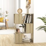 vidaXL Knjižna omara za razdelitev prostora sonoma hrast 60x24x94 cm Cene