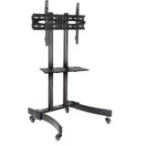 Maclean Stalak-kolica za TV prijemnik MC-739, 32"- 65", 40 kg, Crna Cijene