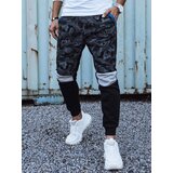 DStreet Spodnie męskie dresowe camo czarne Cijene