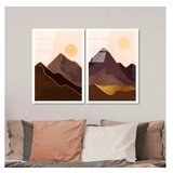 WALLXPERT dekorativna slika od kaljenog stakla (2 komada) uv 969 45 x 65 | ePonuda.com