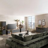 Modern Living Stenska Polica Jake, Antracit, Barva Hrasta | Shoptok.si