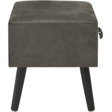  Noćni ormarići 2 kom sivi 40 x 35 x 40 cm baršunasti | Eponuda.com