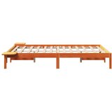  Krevetna konstrukcija Vosak smeđa 140 x 190 cm | shoptok.hr