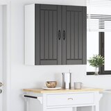  Ormar za Zid LUCCA Crna 80 x 31 x 80 cm Konstruirano drvo | Eponuda.com