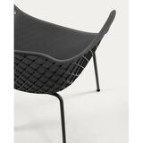 Kave Home Tamno siva metalna vrtna stolica Quinn – | shoptok.hr