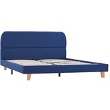 The Living Store Posteljni okvir modro blago 140x200 cm - Posteljni Okvir, (21524692) | Shoptok.si