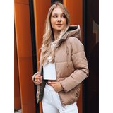 DStreet Dwustronna puchowa kurtka damska VICTORIA SNUG złota | Shoptok.si