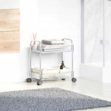 Kolica za pohranu 2 nivoa prozirna 37x28x43,5 cm akril | Eponuda.com