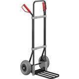 eurokraft pro voziček za prevoz vreč, črne barve, nakladalna površina za pakete šxg 430 x 250 mm, črne barve, pu-kolesa Cene