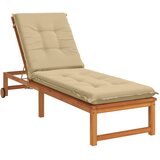  Jastučić za ležaljku GEMERT 100% poliester Bež 190 x 50 x 9 cm - Bež 190 x 50 x 9 cm Poliester | shoptok.hr