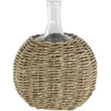 Steklenica s pletenim dnom - 28 cm