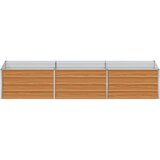  Vrtna visoka greda Svetlo rjava 240 x 80 x 45 cm, (5000287811) | Shoptok.si
