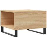 Stolić za kavu boja hrasta 55x55x36,5 cm konstruirano drvo | Eponuda.ba
