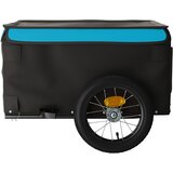 Prikolica za bicikl crno-plava 30 kg željezna | shoptok.hr