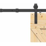  Klizna vrata NARVIK Prirodna i crna 85 x 210 cm (213,5 cm) | shoptok.hr