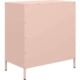 vidaXL Komoda roza 68x39x73,5 cm hladno valjano jeklo | Shoptok.si