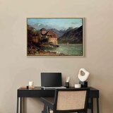  Slika - Gustave Courbet -Chillon Castle 60x40 U prirodnom drvenom okviru | shoptok.hr