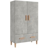 Furnova Visoka omarica betonsko siva 70x31x115 cm konstruiran les, (21949765) | Shoptok.si
