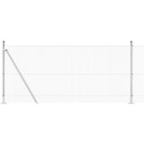 vidaXL Varjena žična ograja z 13 flanged posts 1x50 m Pocinkano jeklo | Shoptok.si