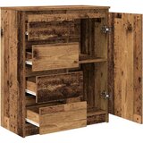  Komoda s ladicama staro drvo 71x35x84 cm konstruirano drvo Smeđa | shoptok.hr