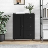 vidaXL Komoda crna 69 5 x 34 x 90 cm od konstruiranog drva Cijene