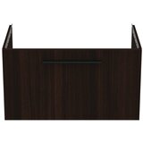 Ideal Standard temno rjava stenska omarica za pod umivalnik v hrastovem dekorju 80x44 cm i.life b | Shoptok.si