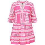 Vero Moda Curve Tunika 'DICTHE' magenta / bela | Shoptok.si