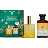 Apivita Golden Glow božićni poklon set za nježnu i glatku kožu | shoptok.hr