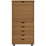  Mobilni ormar Medeno smeđa 53 x 39 x 103 cm Čvrsto borovo drvo | shoptok.hr