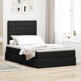 vidaXL postelja s shranjevanjem črna 120 x 200 cm umjetno usnje | Shoptok.si
