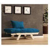 Hanah home Vrtna sofa sa jednim sedištem i jastukom, Natur-plava | Eponuda.ba