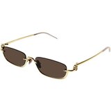 Gucci GG1278S 001 ONE SIZE (55) Zlata/Rjava | Shoptok.si