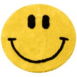 YELLOW Rumena kopalniška preproga ø 90 cm Yellow Smile – | Shoptok.si