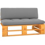  Srednja vrtna sofa od paleta boja meda od impregnirane borovine | shoptok.hr