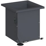  Vrtna posuda za sadnju s LED svjetlom Antracit 30 x 30 x 30 cm - Antracit 30 x 30 x 30 cm 1 | shoptok.hr