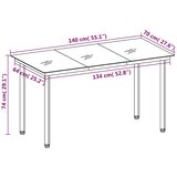  7-dijelni vrtni blagovaonski set svjetlosivi | shoptok.hr