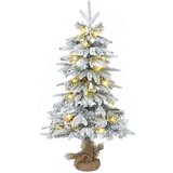 Mini božićno drvce 90 cm 50 LED lampica Topla bijela PVC i PE | shoptok.hr