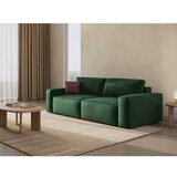 Micadoni Tamno zelena sklopiva sofa od bouclé tkanine 247 cm Jodie – Home | shoptok.hr