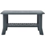 Maison Chic Klubska mizica - kavna mizica - Nizka mizica zelena 90x60x46 cm plastika, (21752367) Cene
