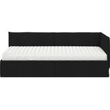  Kutni krevetni okvir s madracem 2 kom. Crna 90 x 200 cm Baršun | shoptok.hr