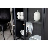 Venture Home vitrina Bakal 85 × 40 × 85 cm, crna | shoptok.hr
