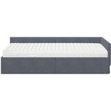  Kutni krevetni okvir s madracem Ostalo 2 pcs Siva Baršun | Eponuda.com