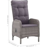  5-dijelni vrtni blagovaonski set sivi | shoptok.hr