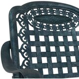 Vrtna stolica 2 pcs Zelena 55 x 56,5 x 91cm Aluminij | shoptok.hr