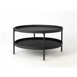 Custom Form Črna kavna mizica Hanna, ⌀ 60 cm