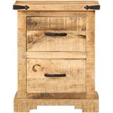  Nočna omarica 40x35x50 cm trden mangov les | Shoptok.si