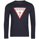 Guess cn ls original logo tee blue | shoptok.hr