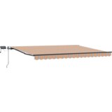  Ručno Uvlačiva tenda s LED Višebojnim prugama 400x300 cm | shoptok.hr